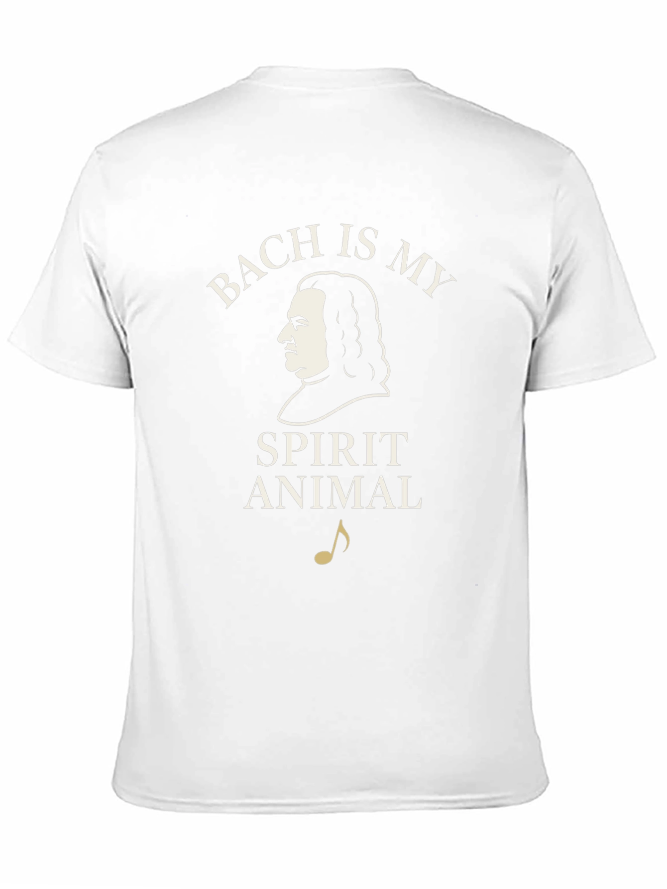 Bach is My Spirit Animal Black T-Shirt