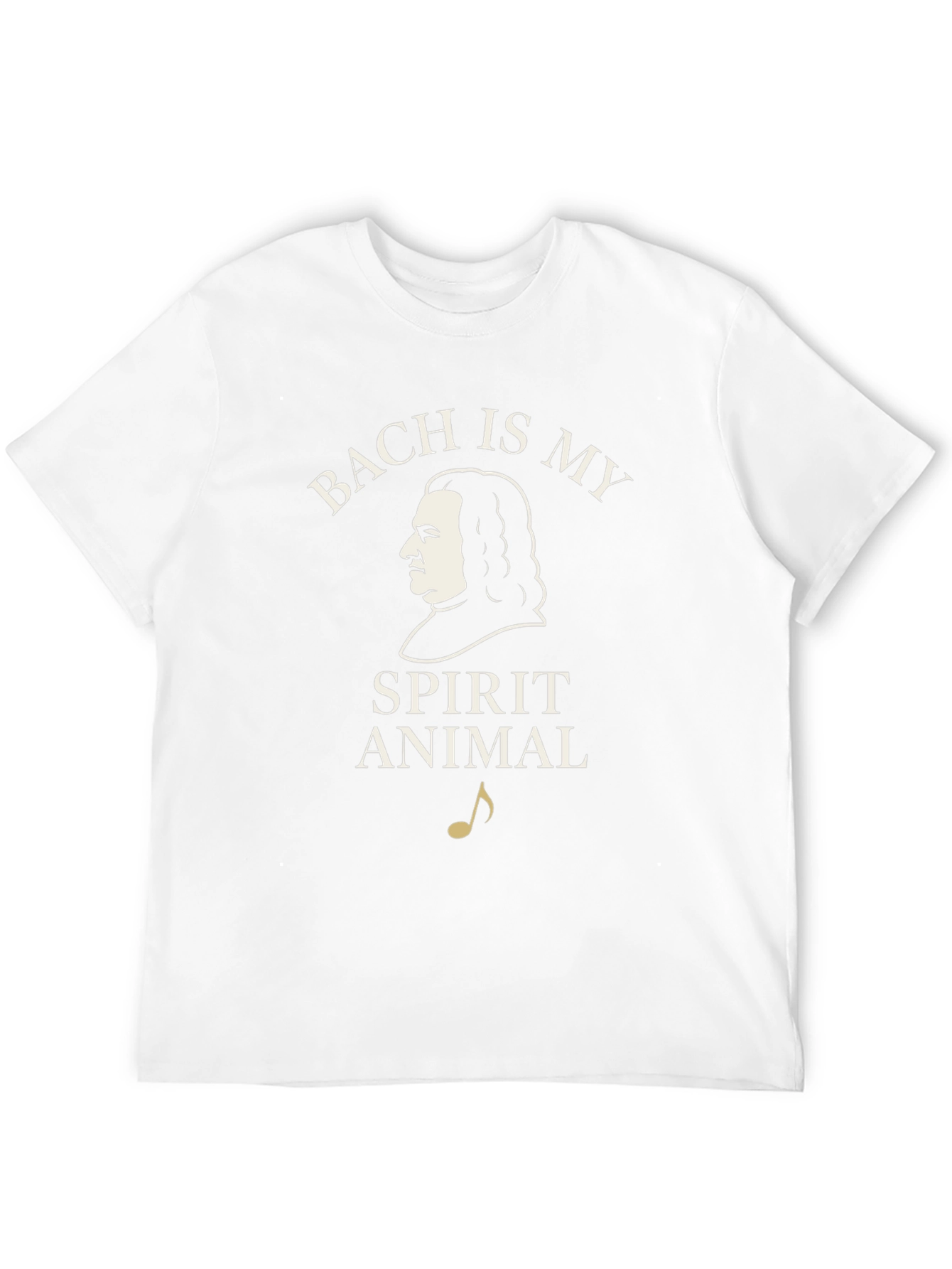 Bach is My Spirit Animal Black T-Shirt