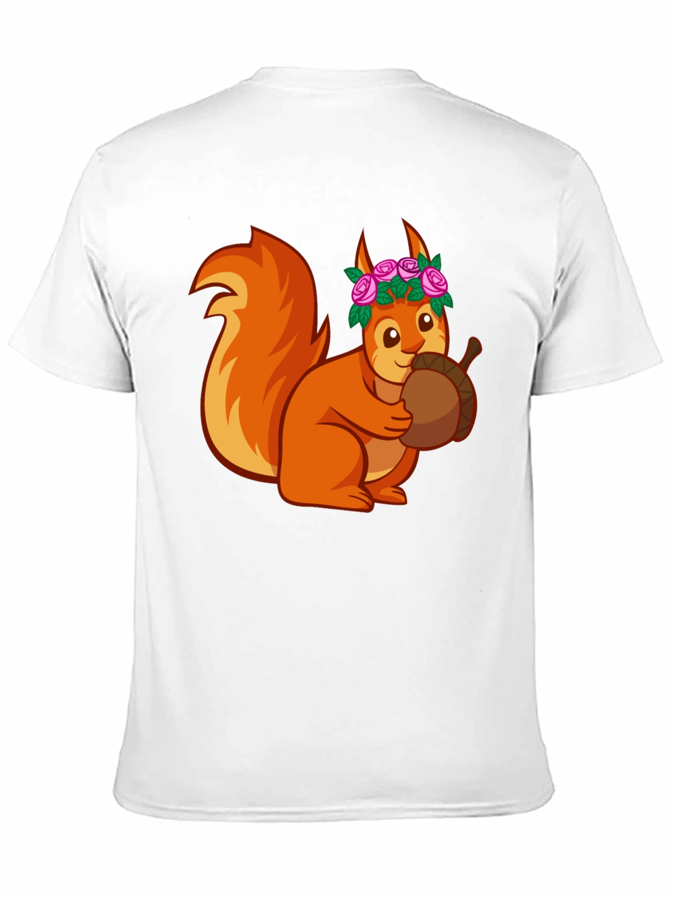 Squirrel with Flower Crown T-Shirt