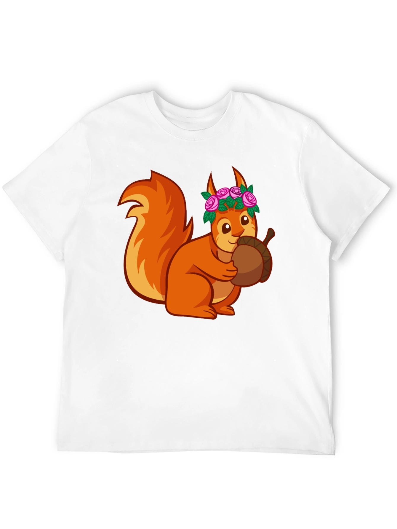 Squirrel with Flower Crown T-Shirt