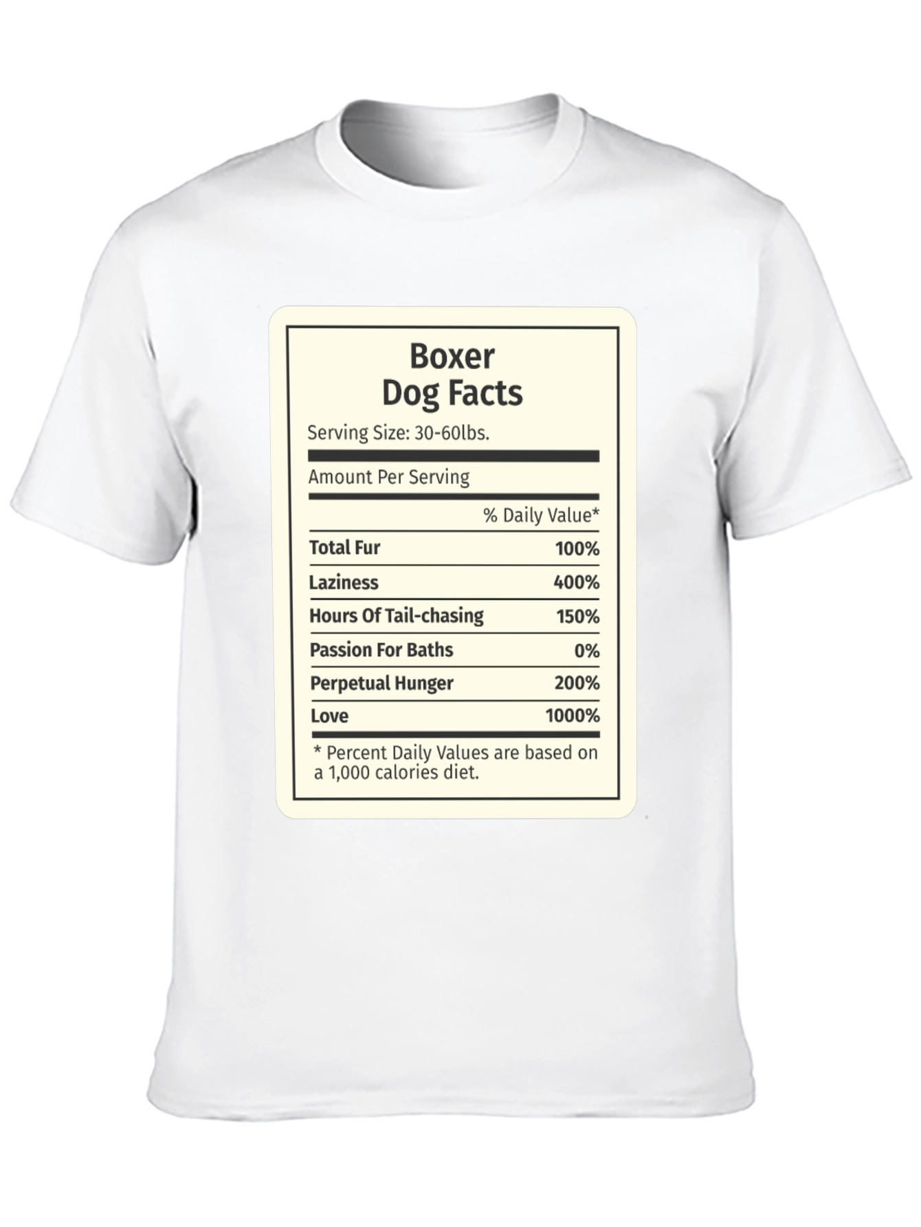 Boxer Dog Facts T-Shirt