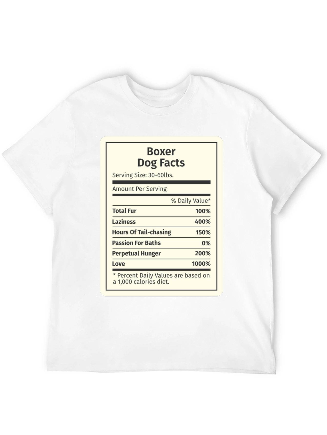 Boxer Dog Facts T-Shirt
