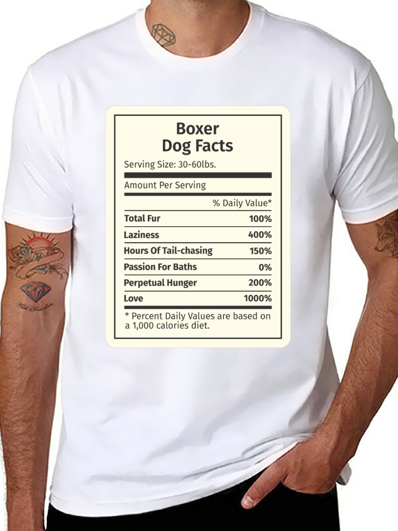 Boxer Dog Facts T-Shirt
