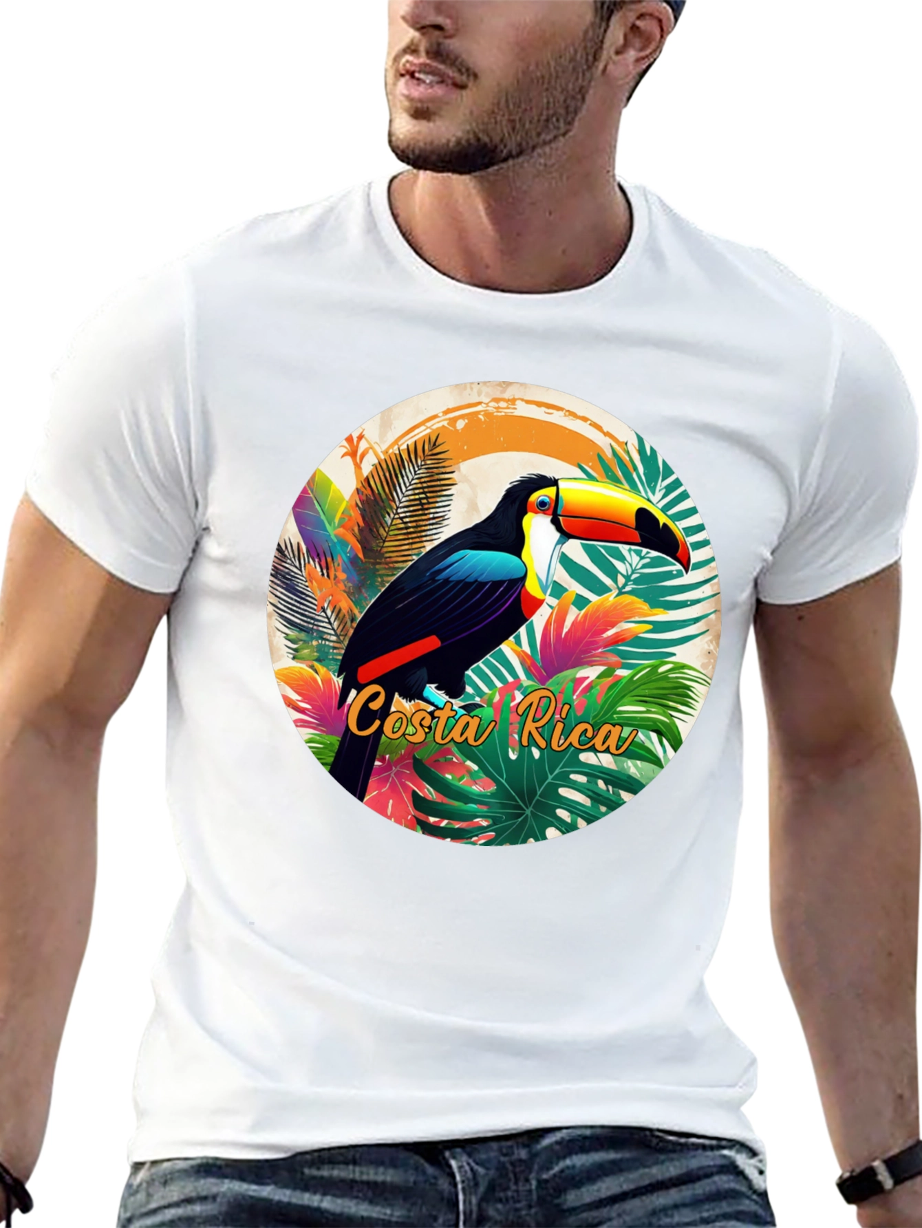Costa Rica Toucan Graphic T-Shirt