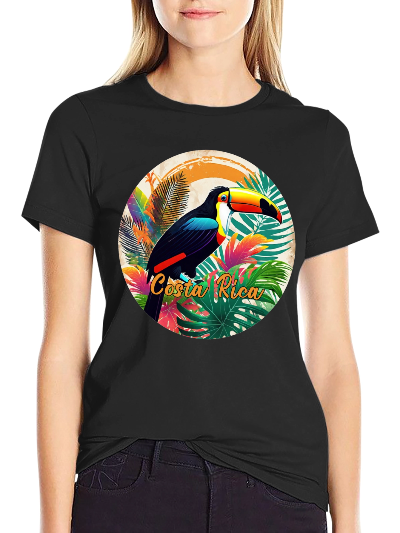 Costa Rica Toucan Graphic T-Shirt