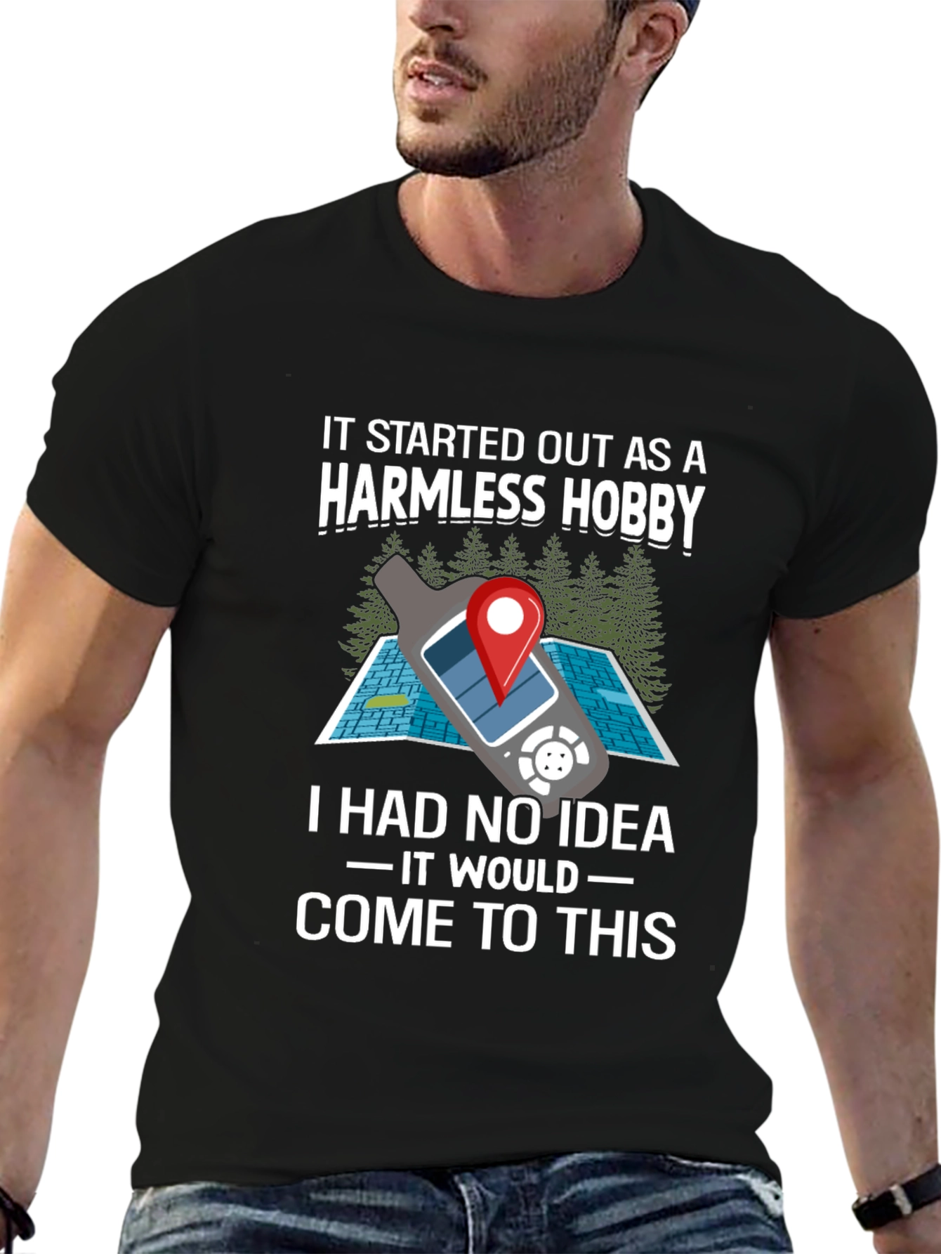 Harmless Hobby Geocaching T-Shirt