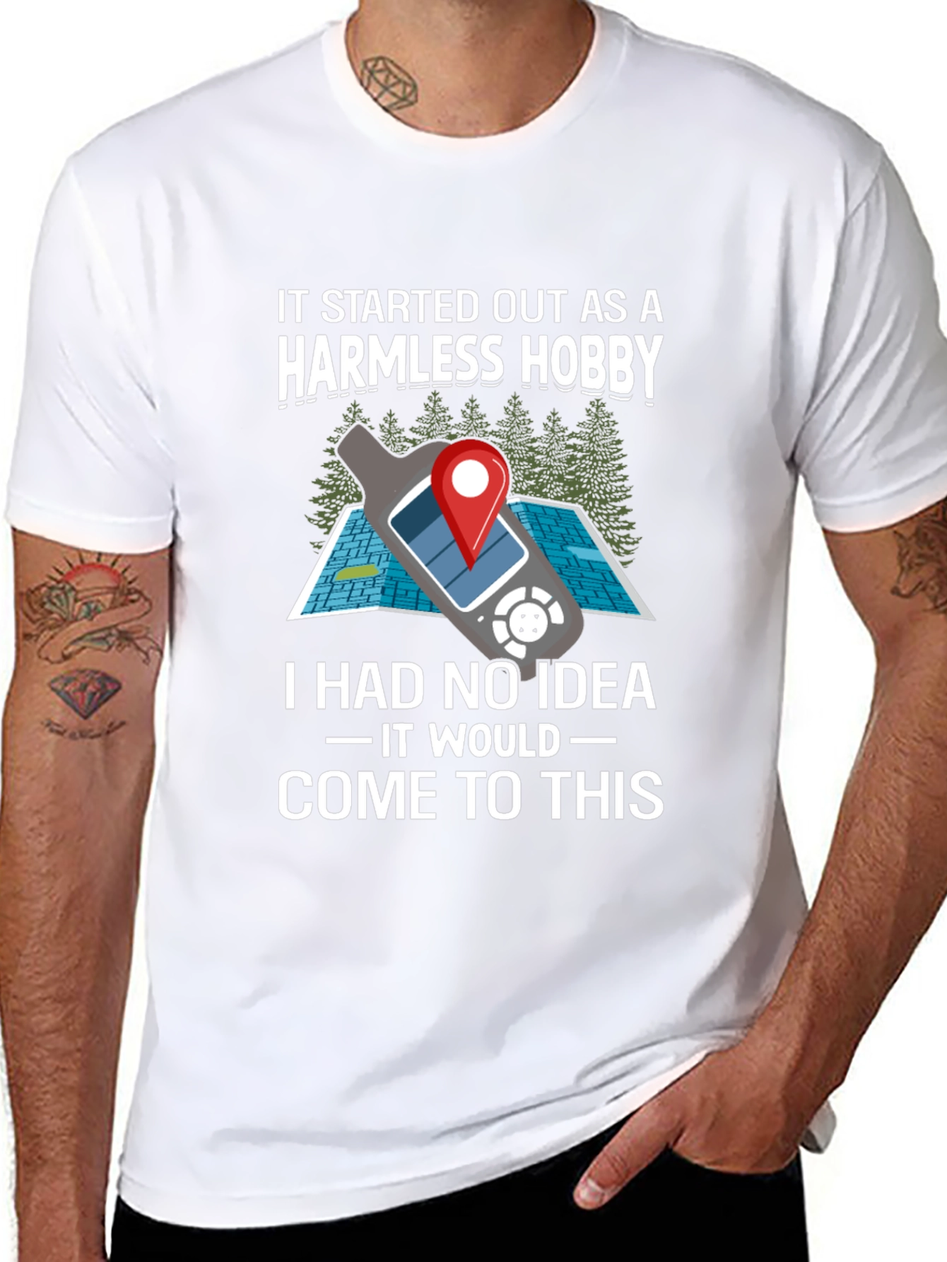 Harmless Hobby Geocaching T-Shirt