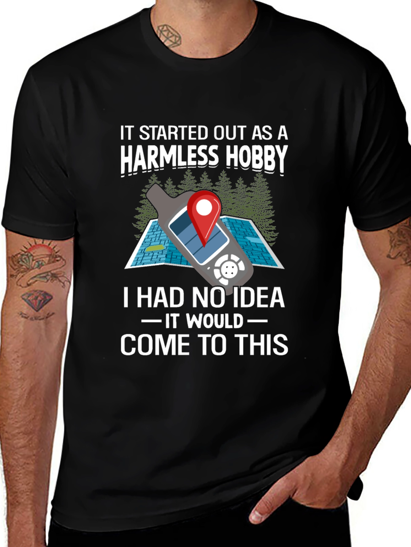 Harmless Hobby Geocaching T-Shirt