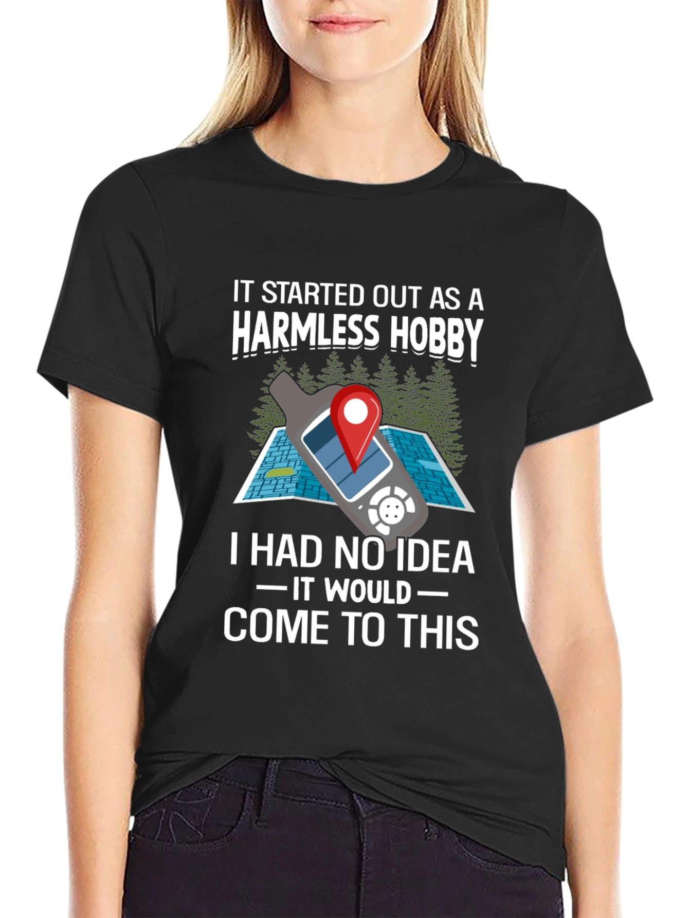 Harmless Hobby Geocaching T-Shirt