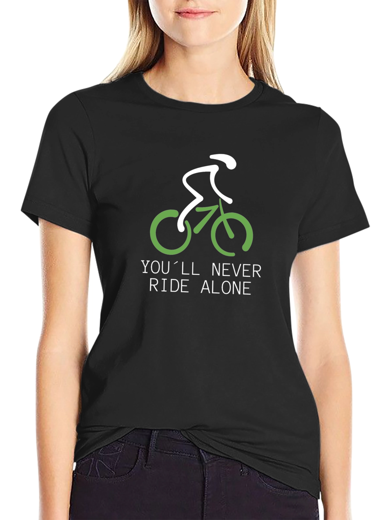 Never Ride Alone Biker T-Shirt