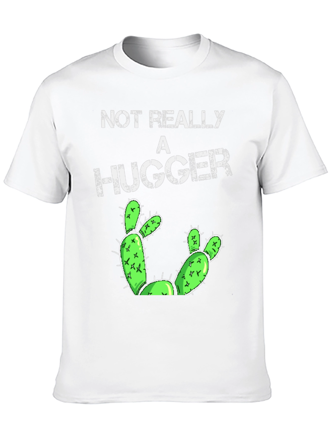Not Really A Hugger Cactus Graphic Tee