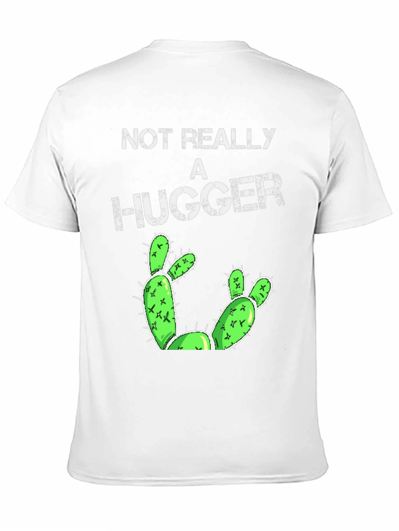Not Really A Hugger Cactus Graphic Tee