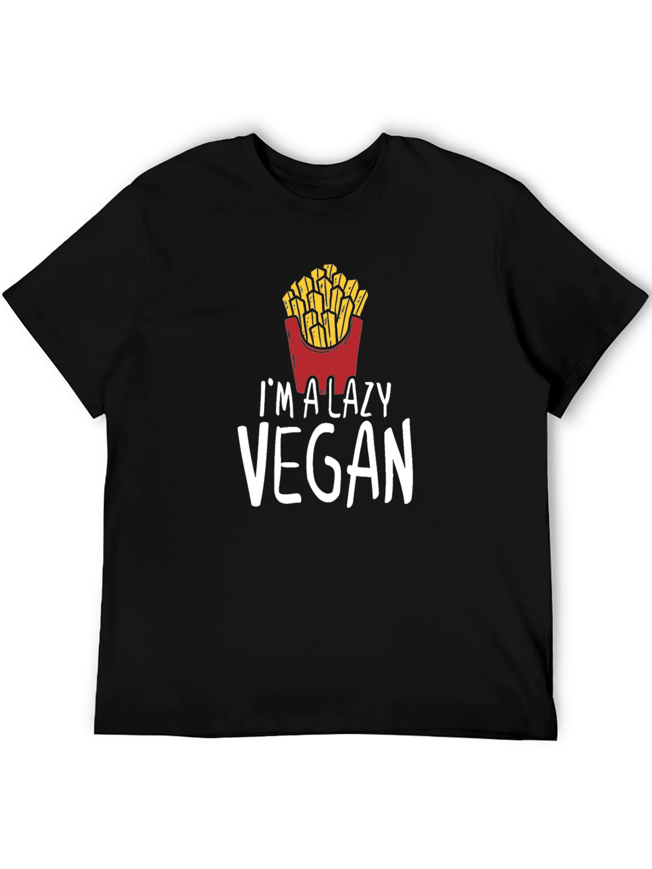 Im a Lazy Vegan T-Shirt - Funny Vegan Gift