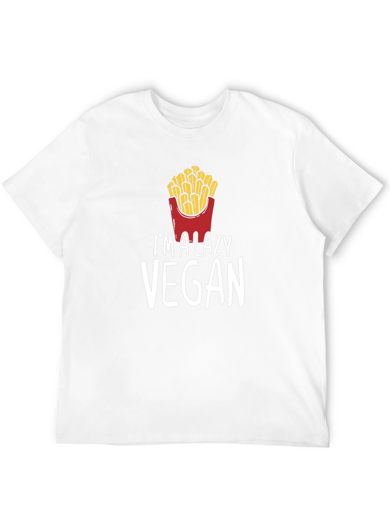 Im a Lazy Vegan T-Shirt - Funny Vegan Gift