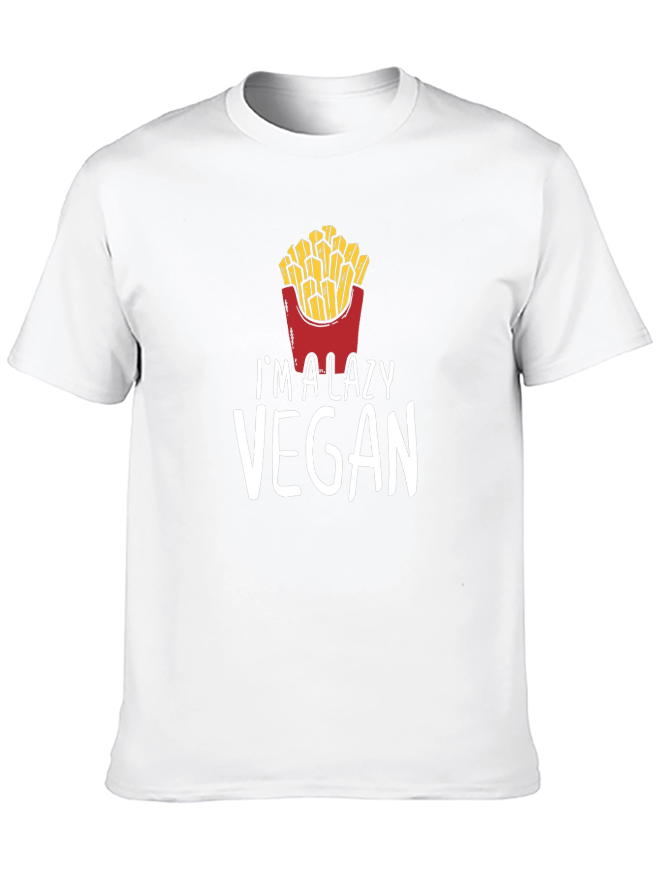 Im a Lazy Vegan T-Shirt - Funny Vegan Gift