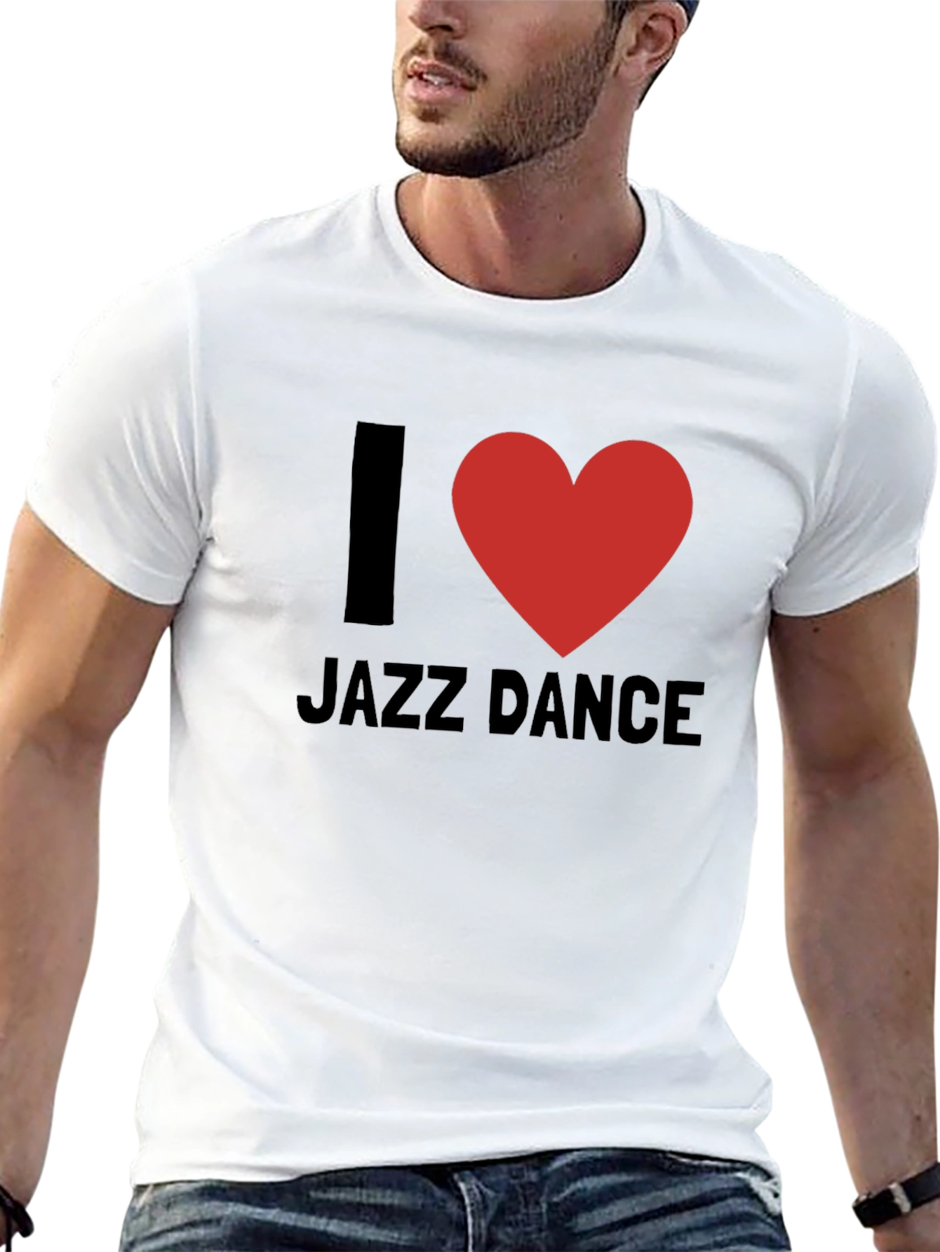 I Love Jazz Dance - Black T-Shirt
