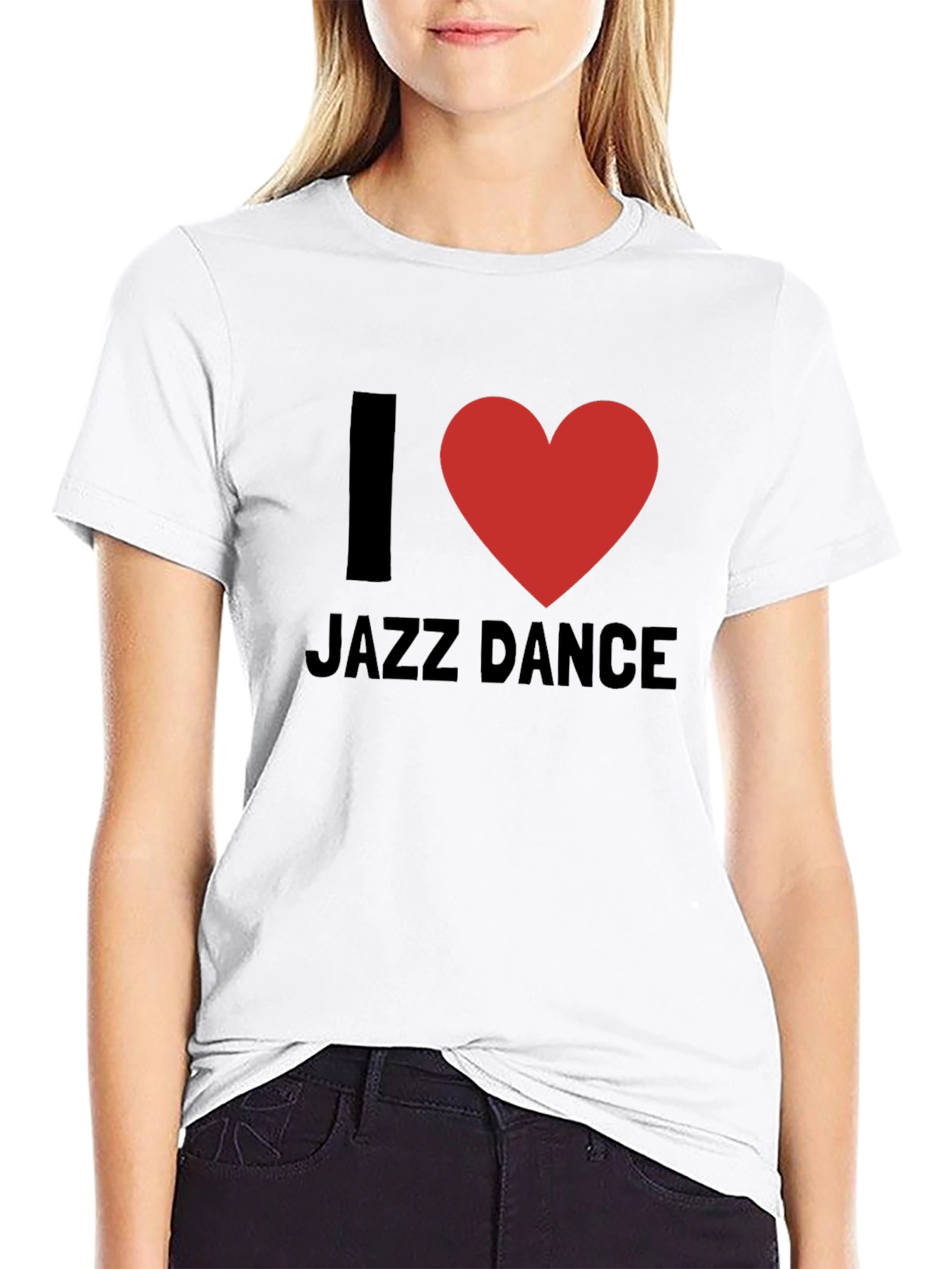 I Love Jazz Dance - Black T-Shirt