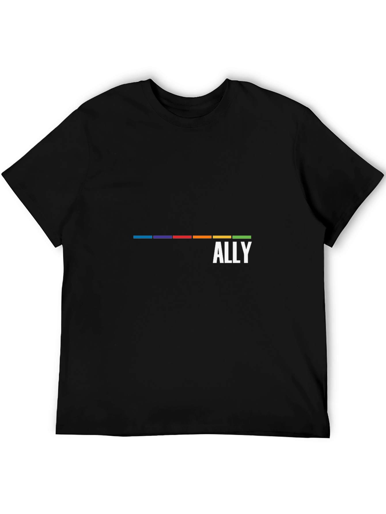 LGBTQ Ally Rainbow Pride T-Shirt