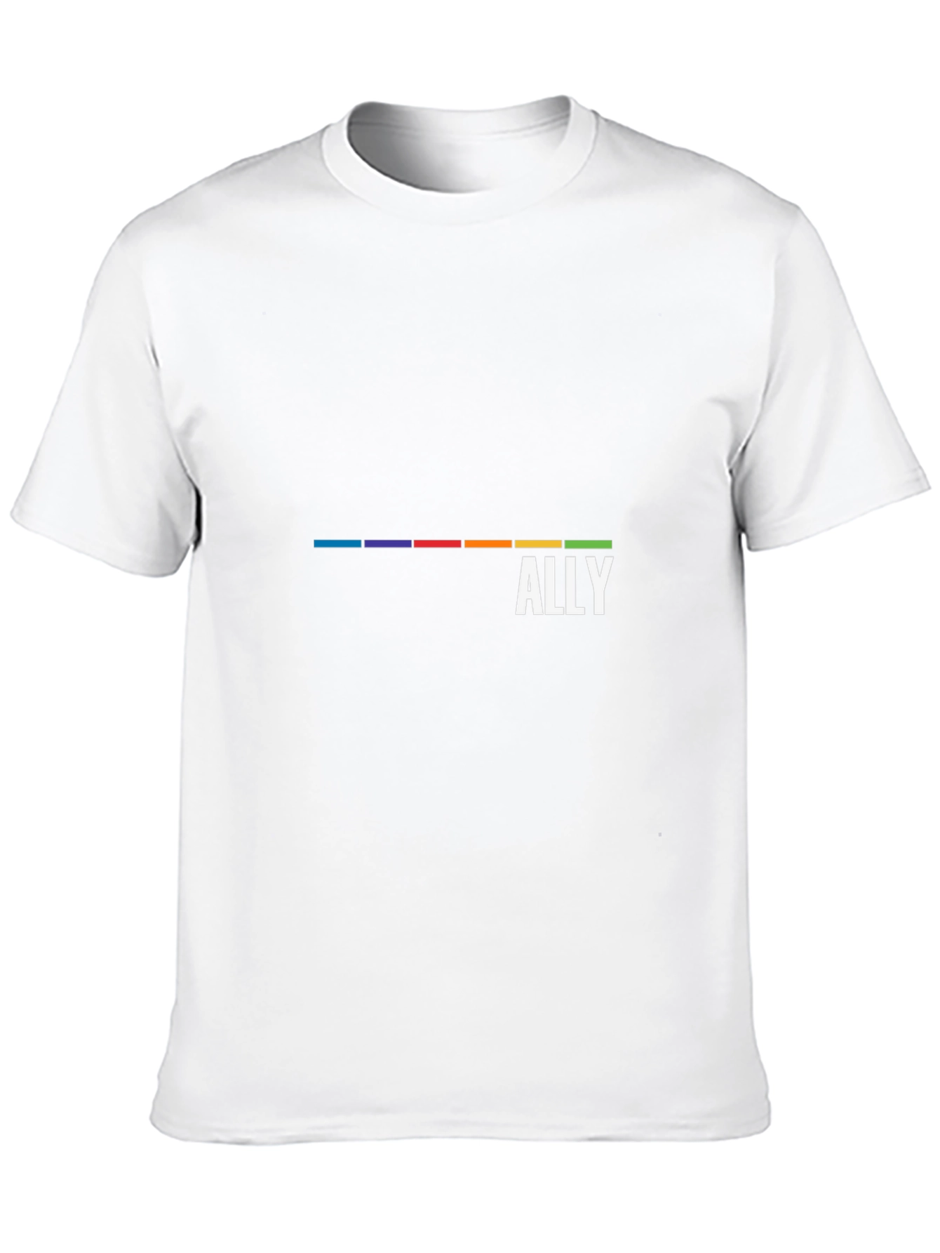 LGBTQ Ally Rainbow Pride T-Shirt