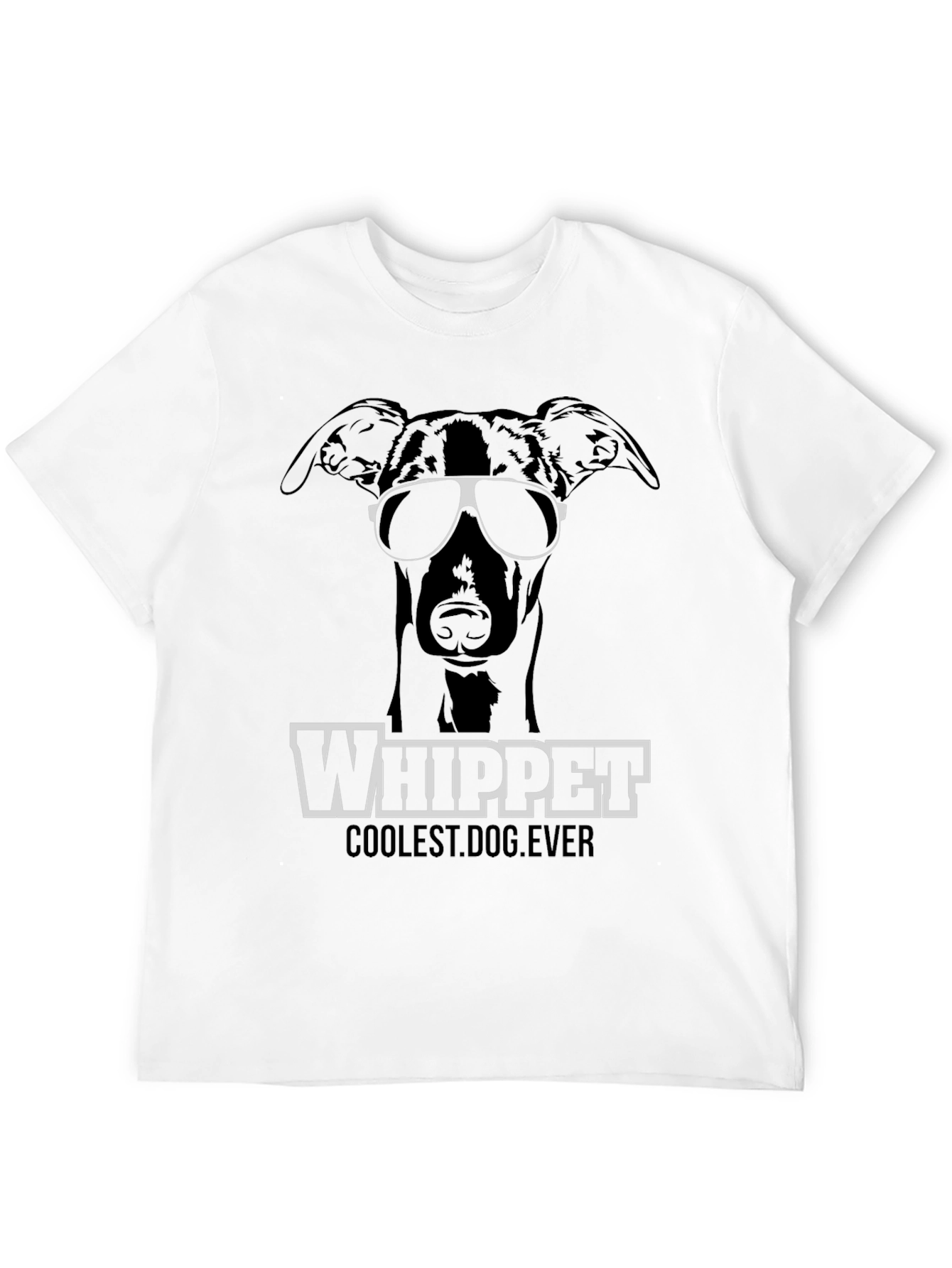 Cool Whippet Dog T-Shirt - Dog Lover Tee