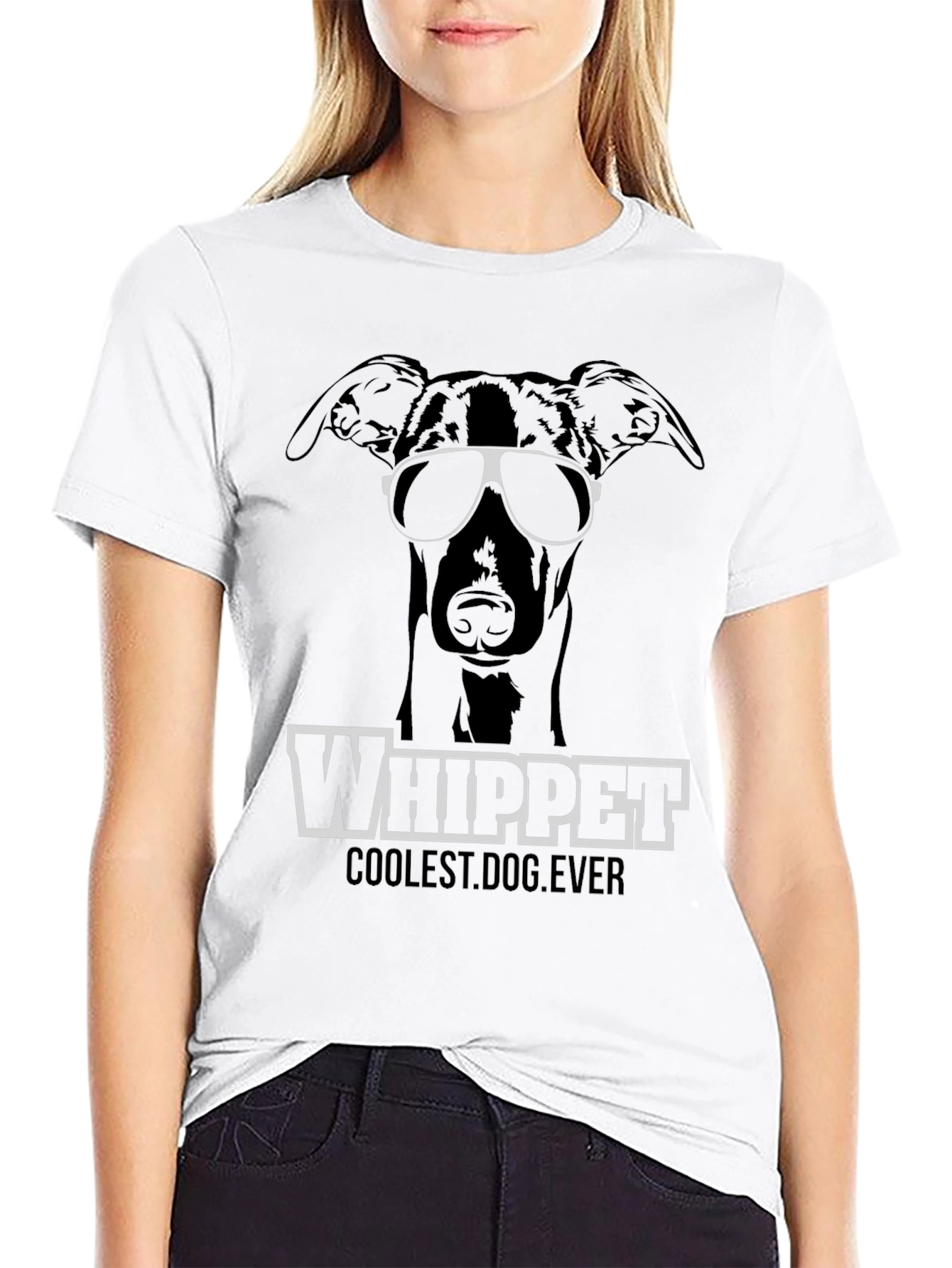 Cool Whippet Dog T-Shirt - Dog Lover Tee