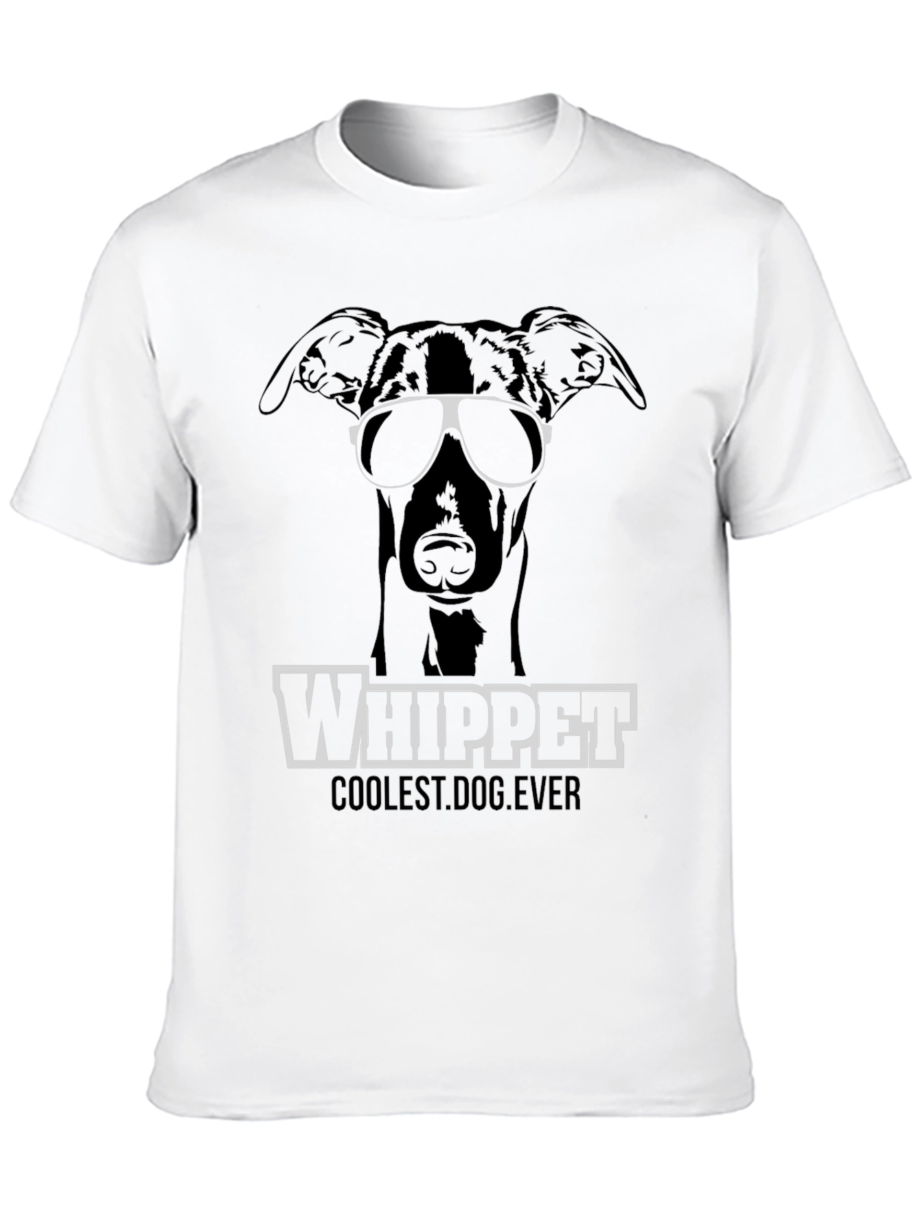 Cool Whippet Dog T-Shirt - Dog Lover Tee