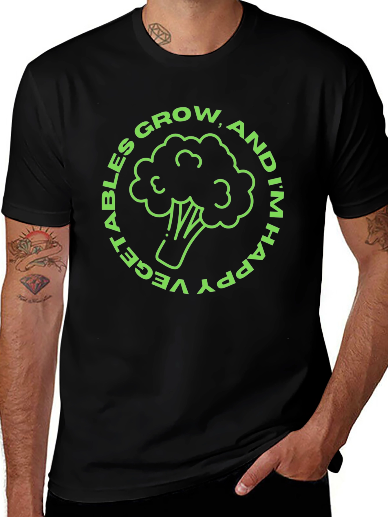 Vegetable Lover T-Shirt: Grow and Be Happy!