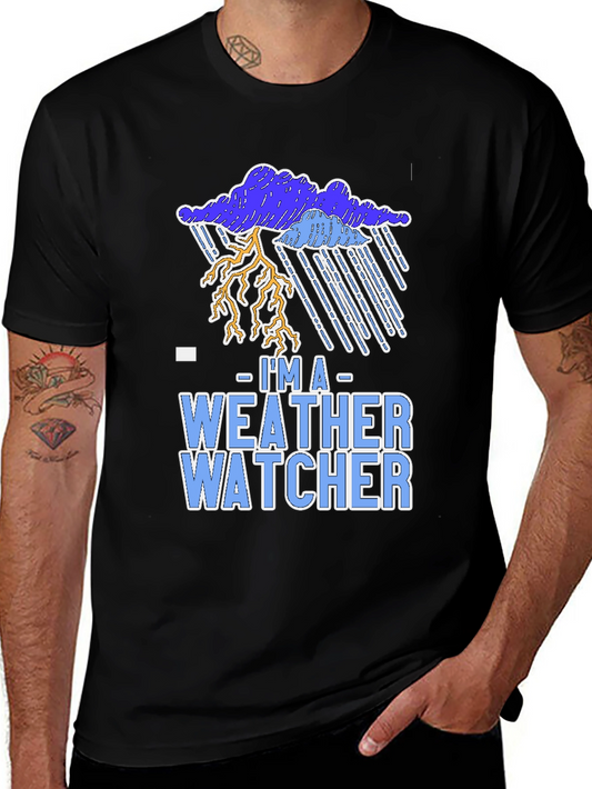 Weather Watcher Graphic Tee - Storm Design