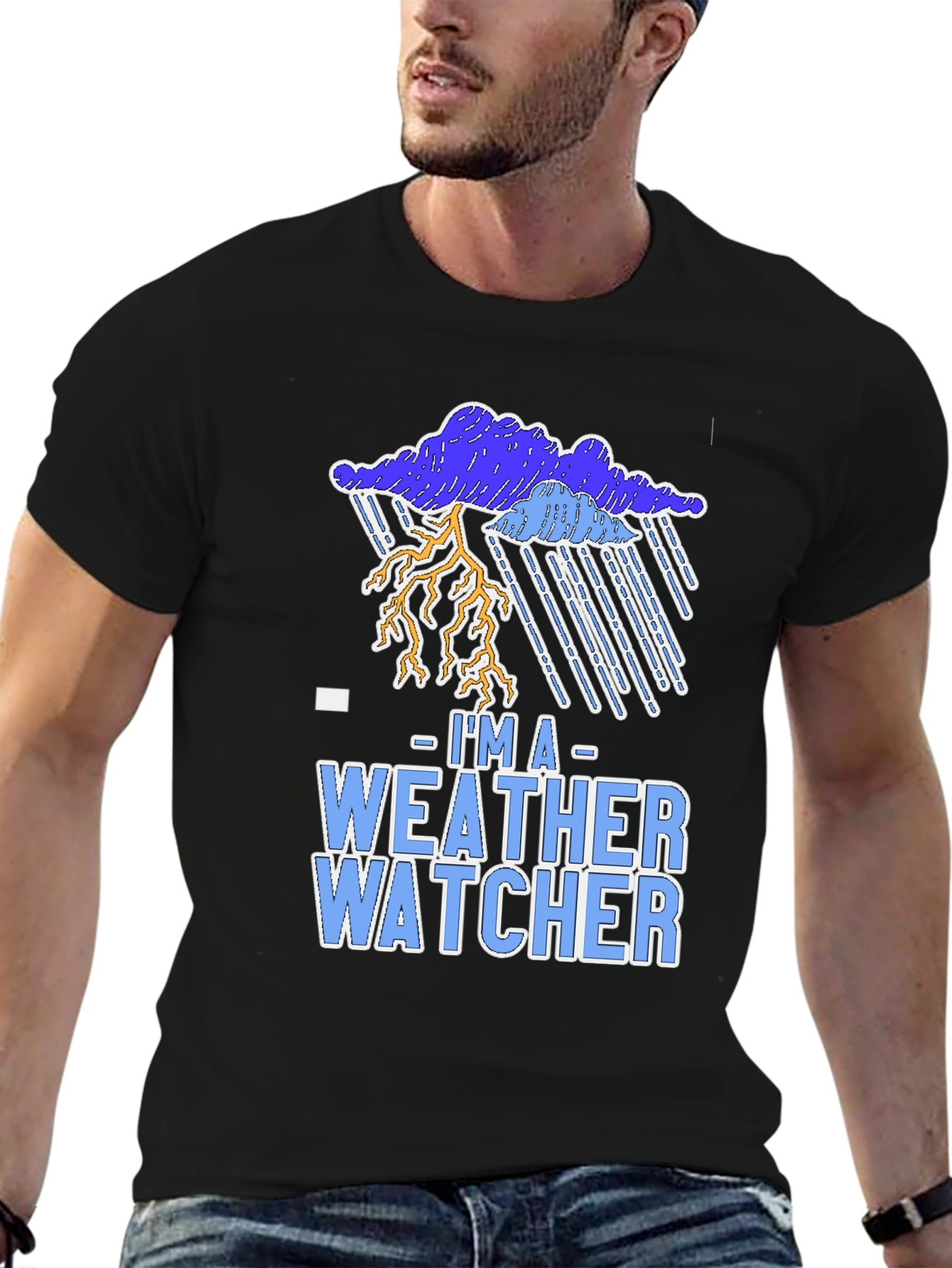 Weather Watcher Graphic Tee - Storm Design