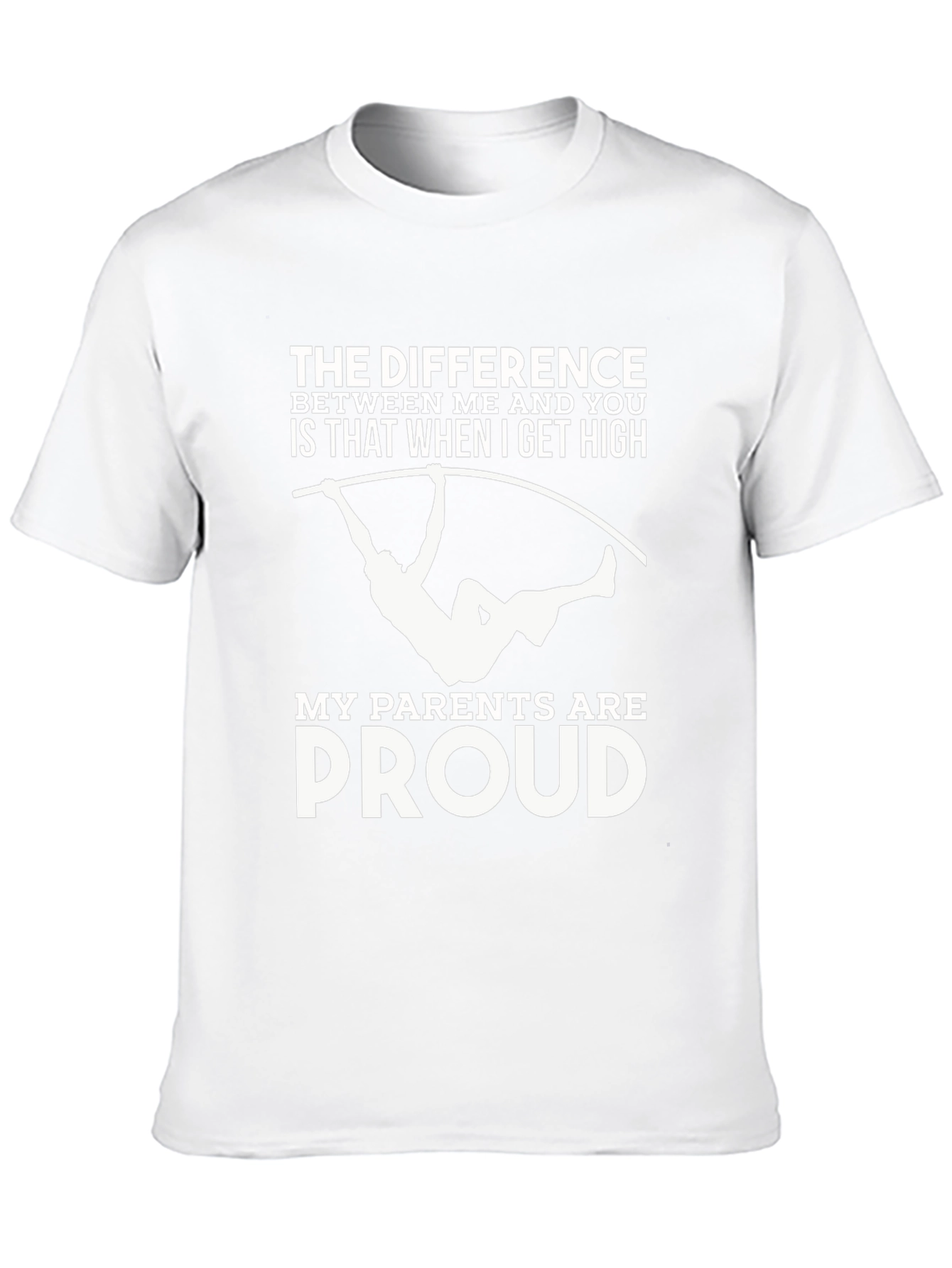Funny Pole Vault T-Shirt: My Parents Are Proud
