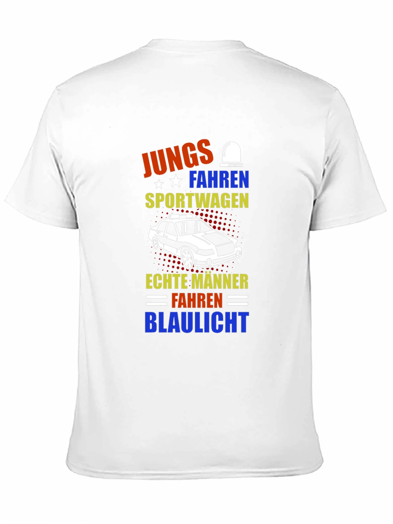 German Humor T-Shirt: Boys Drive Sports Cars