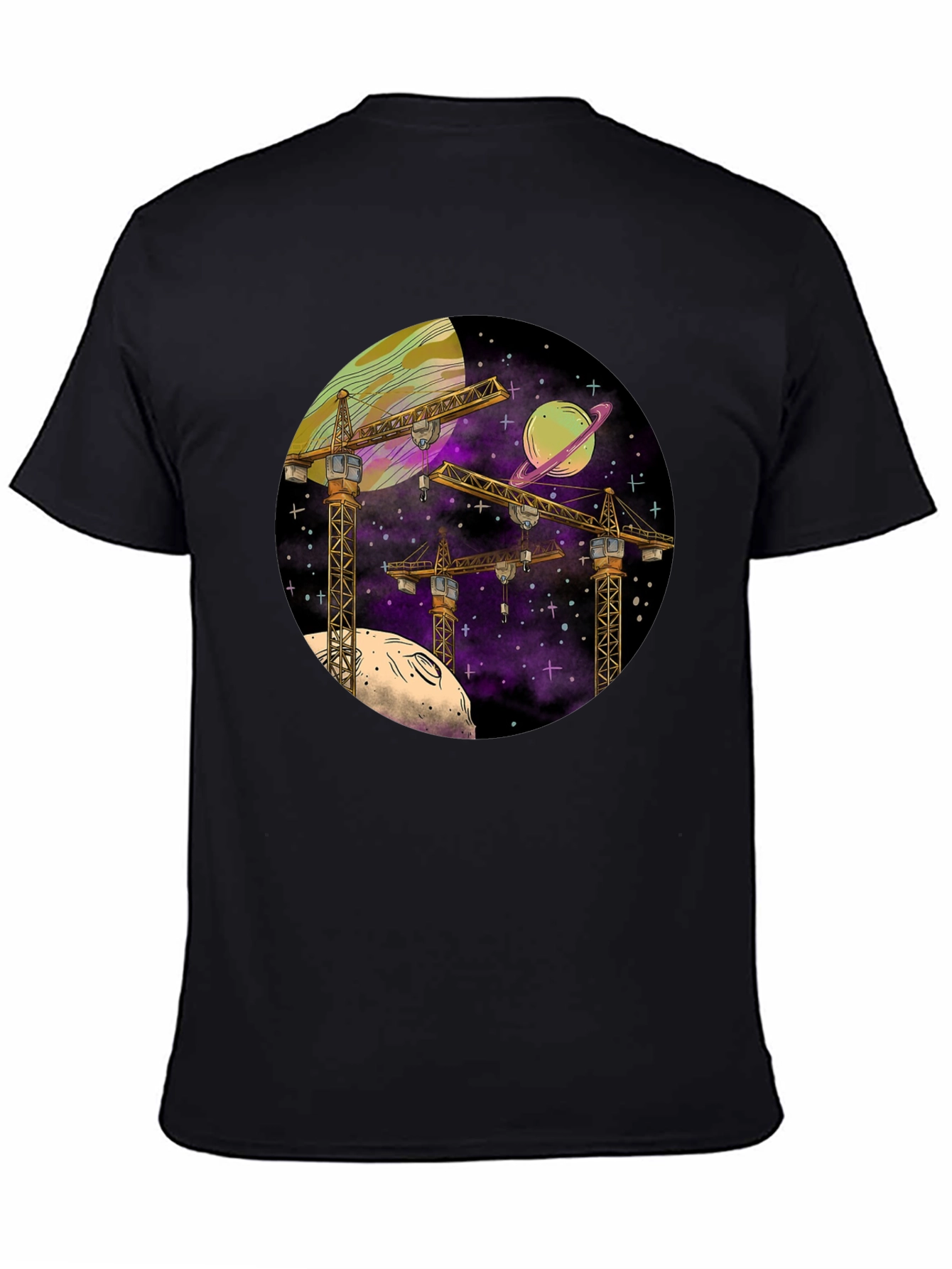 Space Construction T-Shirt - Graphic Tee
