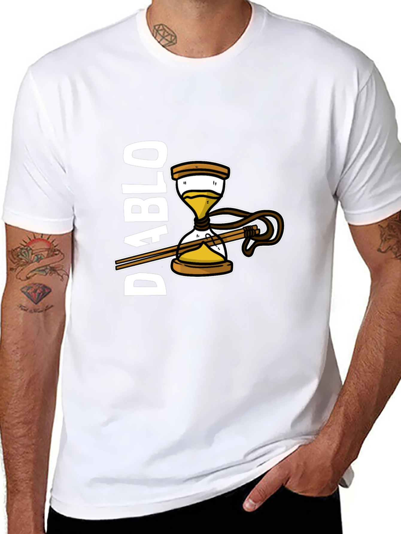 Diablo Hourglass Graphic T-Shirt - Stylish & Unique Tee