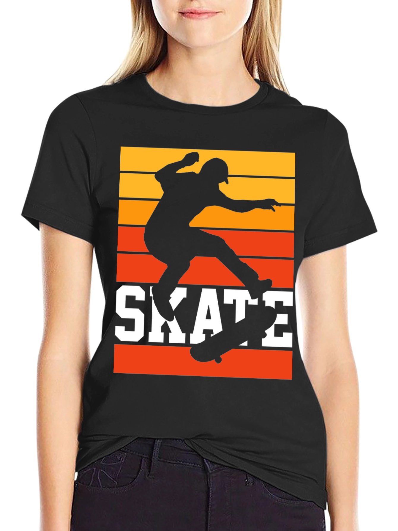 Retro Skate T-Shirt - Cool Skater Design