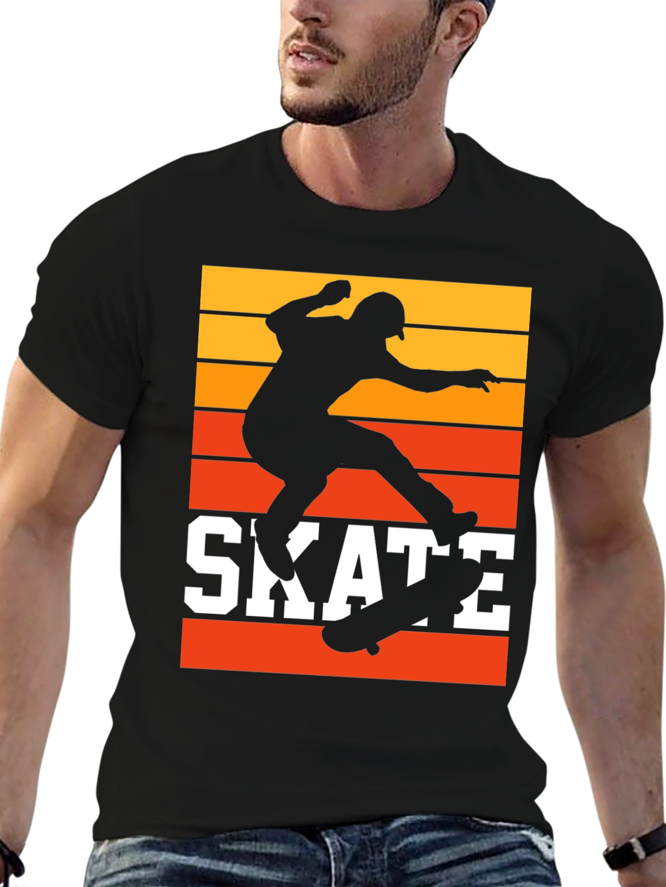 Retro Skate T-Shirt - Cool Skater Design