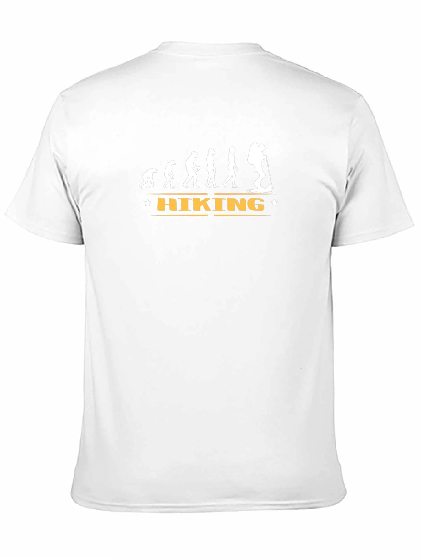 Hiking Evolution Graphic Tee - Black Crew Neck T-Shirt