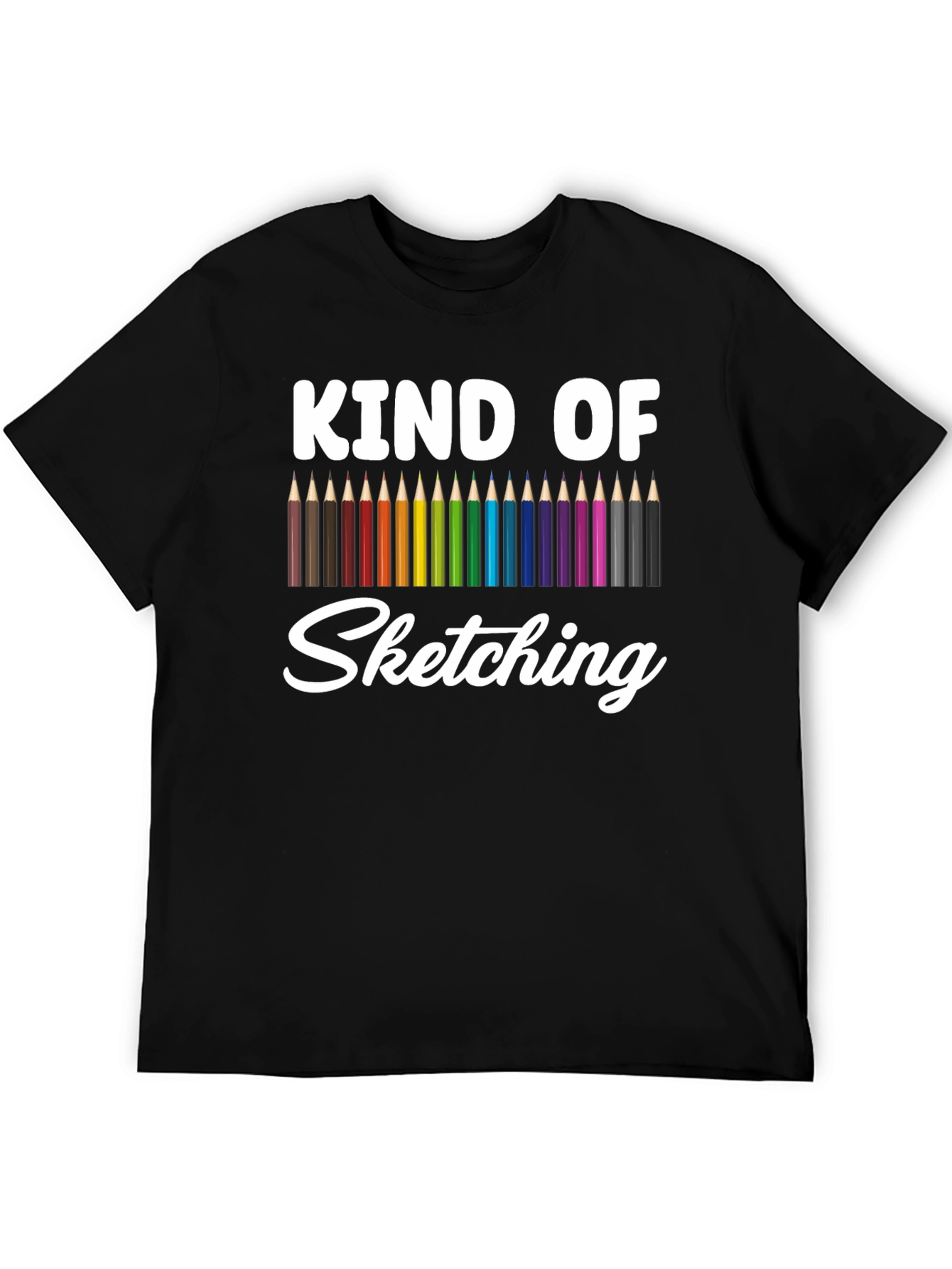 Kind of Sketching T-Shirt - Artistic Graphic Tee
