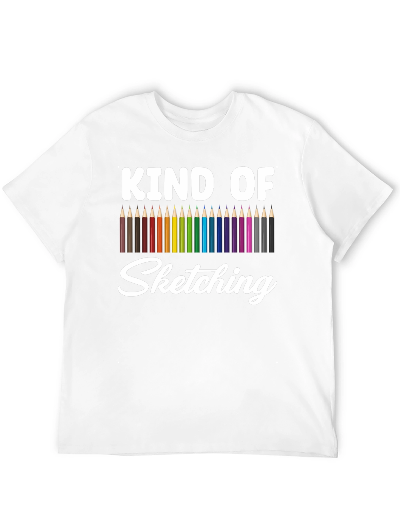 Kind of Sketching T-Shirt - Artistic Graphic Tee