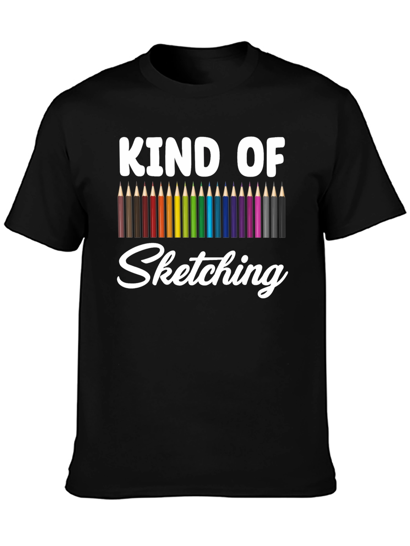 Kind of Sketching T-Shirt - Artistic Graphic Tee