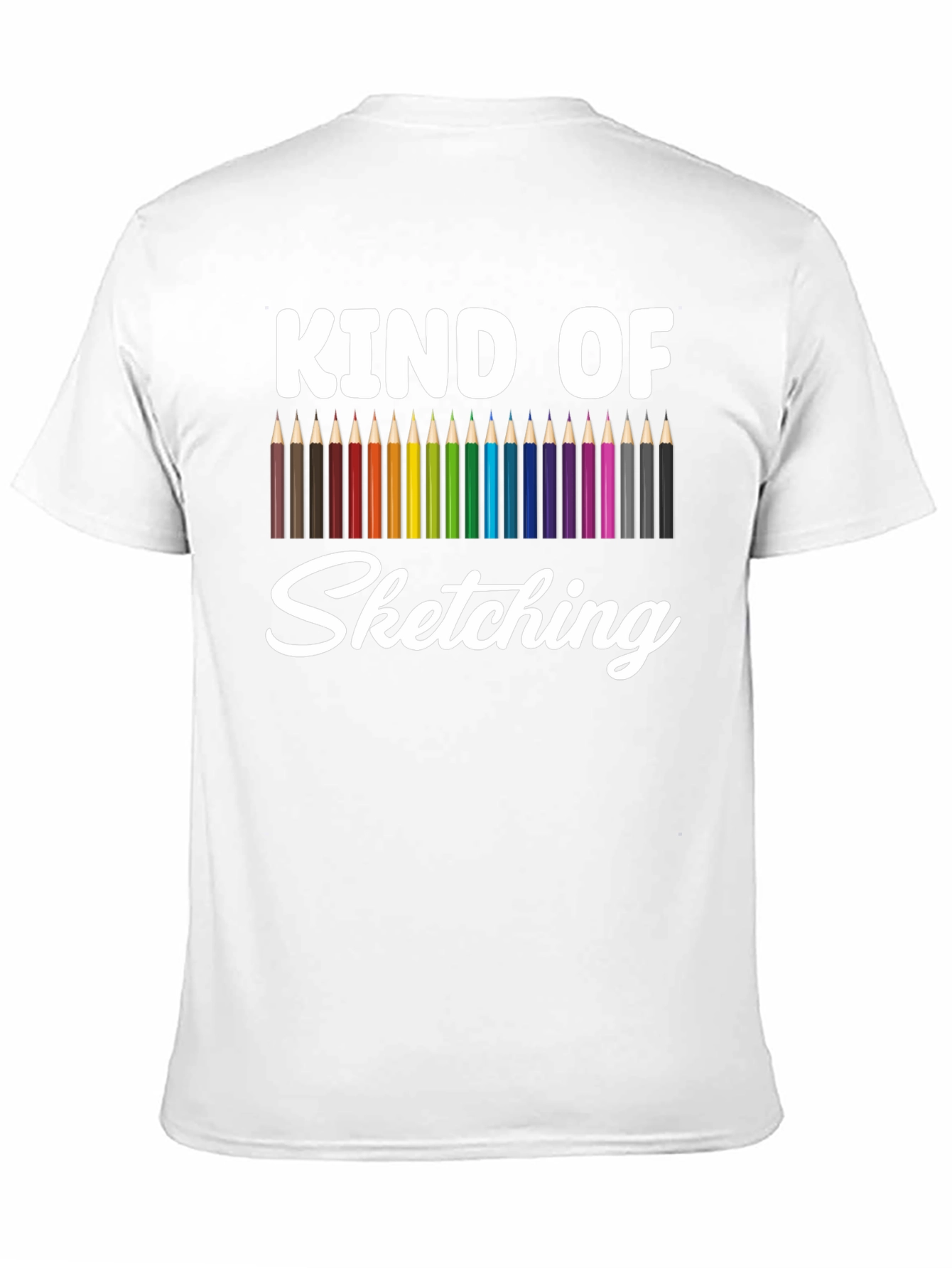 Kind of Sketching T-Shirt - Artistic Graphic Tee