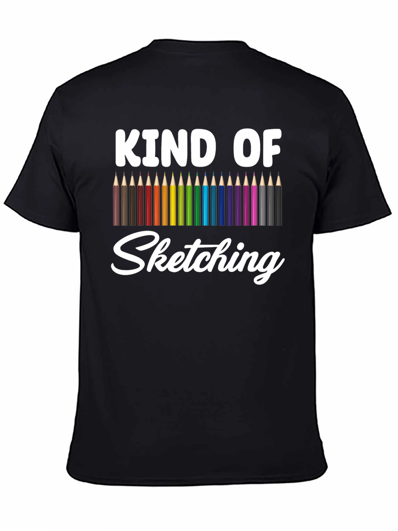 Kind of Sketching T-Shirt - Artistic Graphic Tee