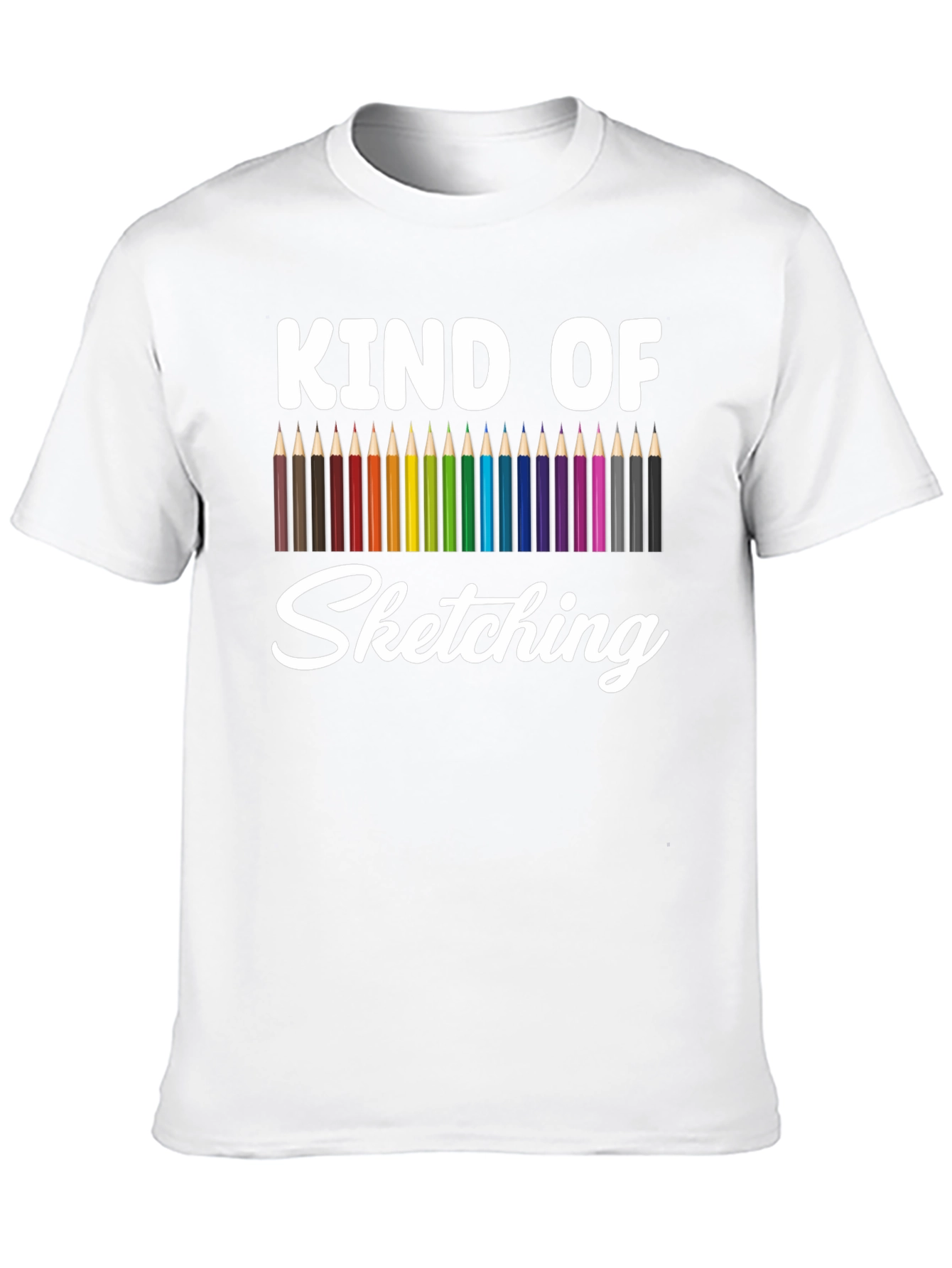 Kind of Sketching T-Shirt - Artistic Graphic Tee