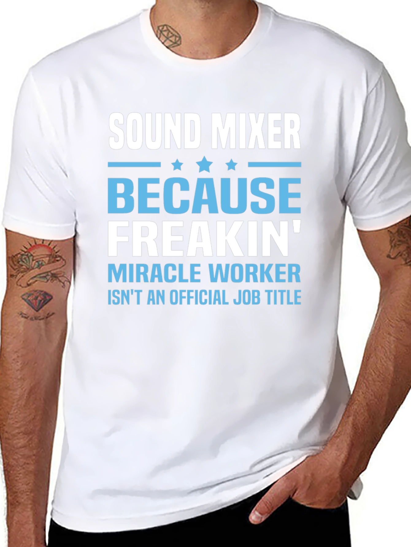 Sound Mixer Funny Job Title T-Shirt