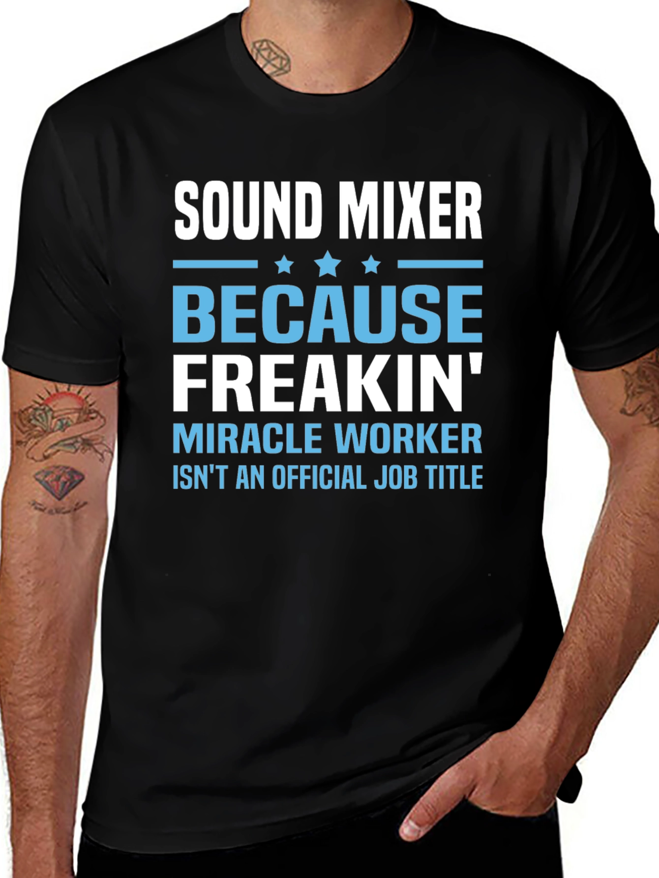 Sound Mixer Funny Job Title T-Shirt