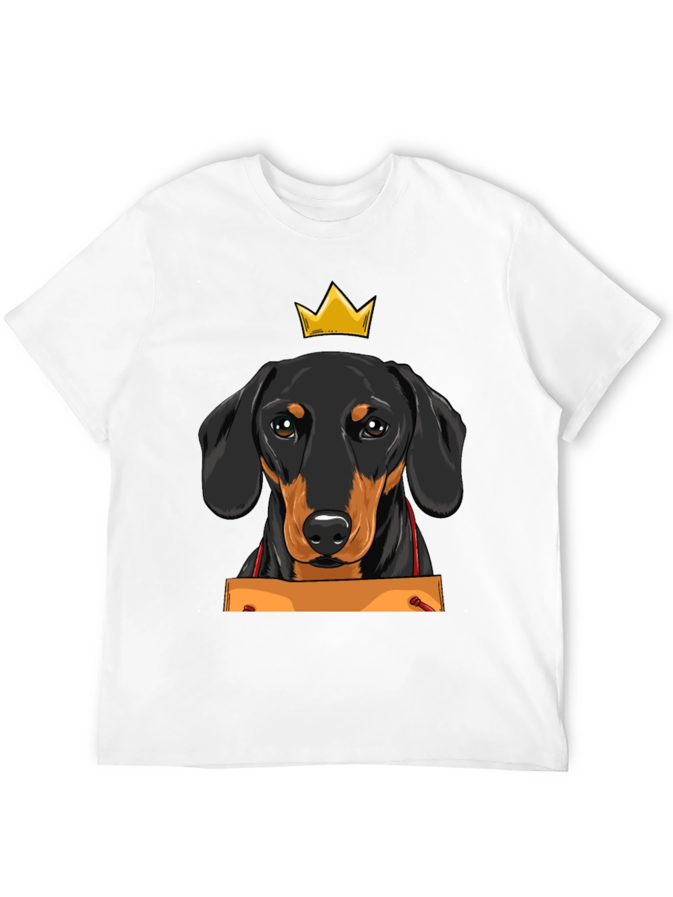 Dachshund King T-Shirt - Cute Dog Graphic Tee