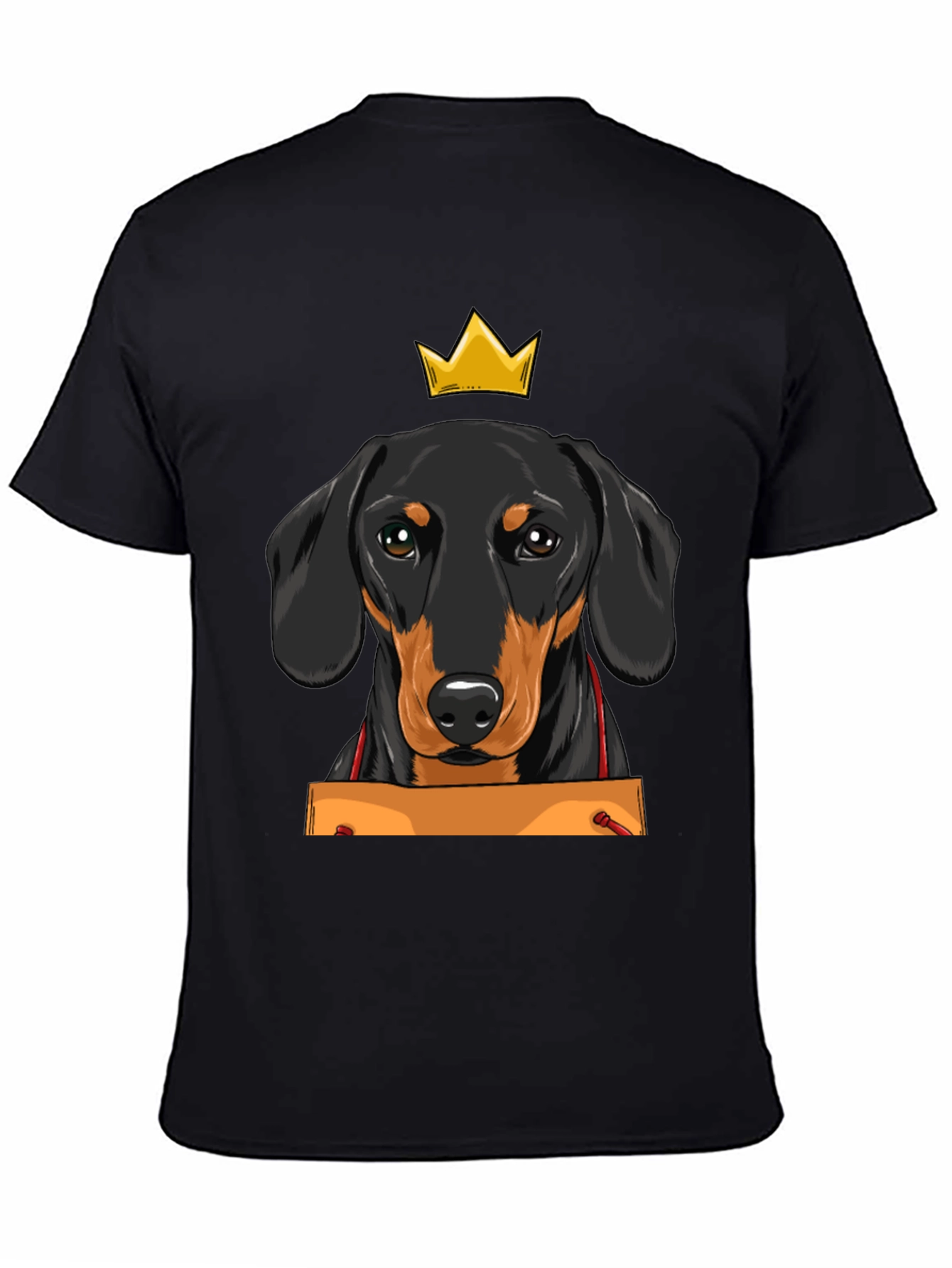 Dachshund King T-Shirt - Cute Dog Graphic Tee