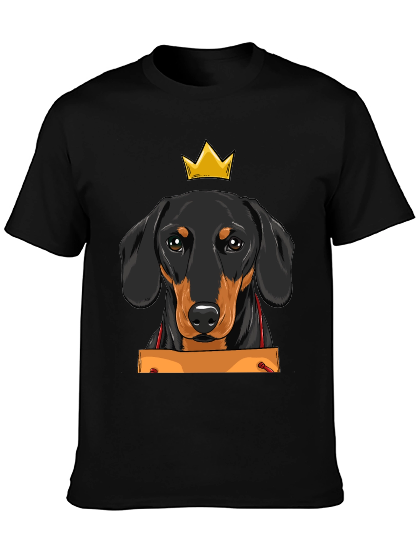 Dachshund King T-Shirt - Cute Dog Graphic Tee