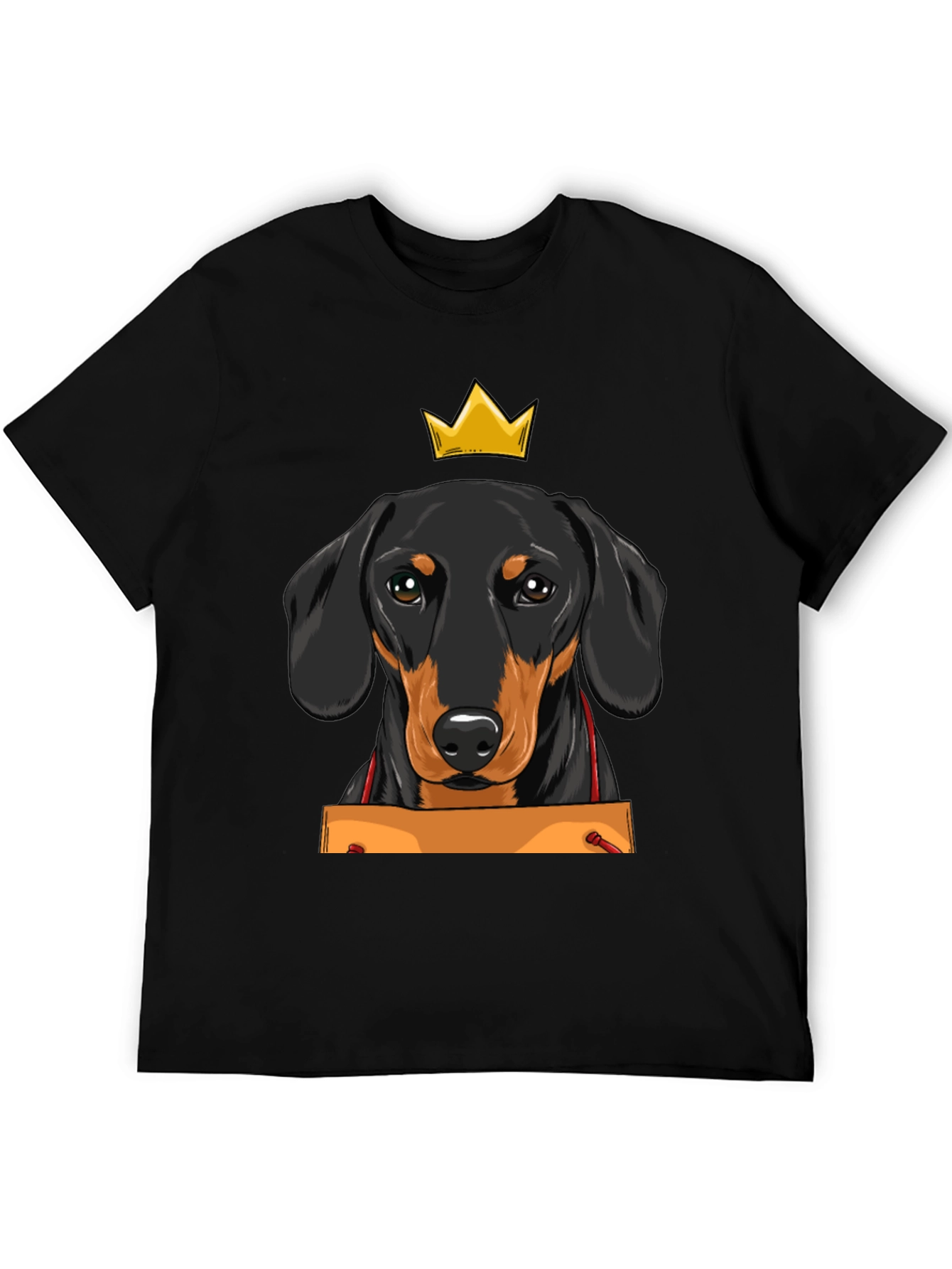 Dachshund King T-Shirt - Cute Dog Graphic Tee