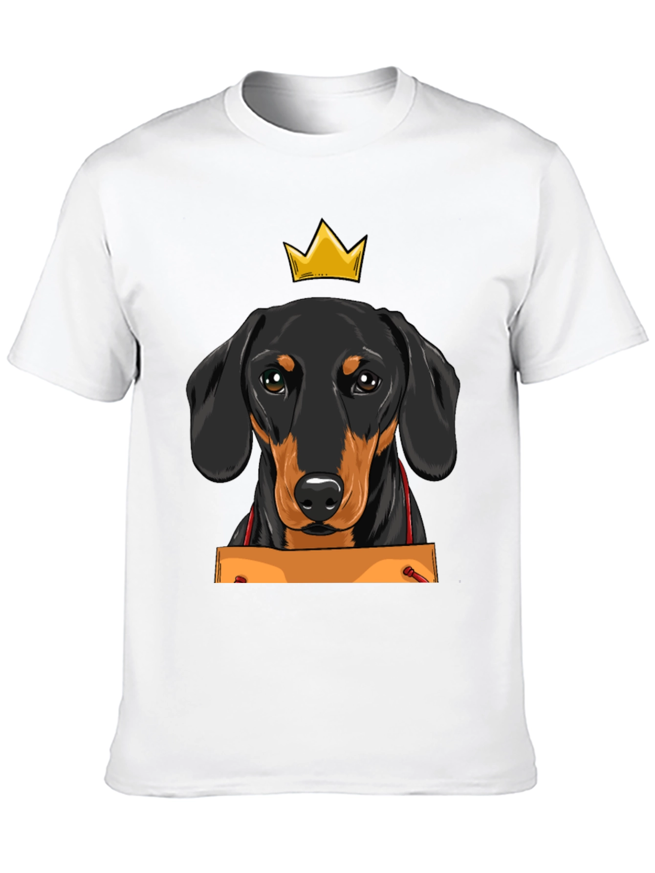 Dachshund King T-Shirt - Cute Dog Graphic Tee