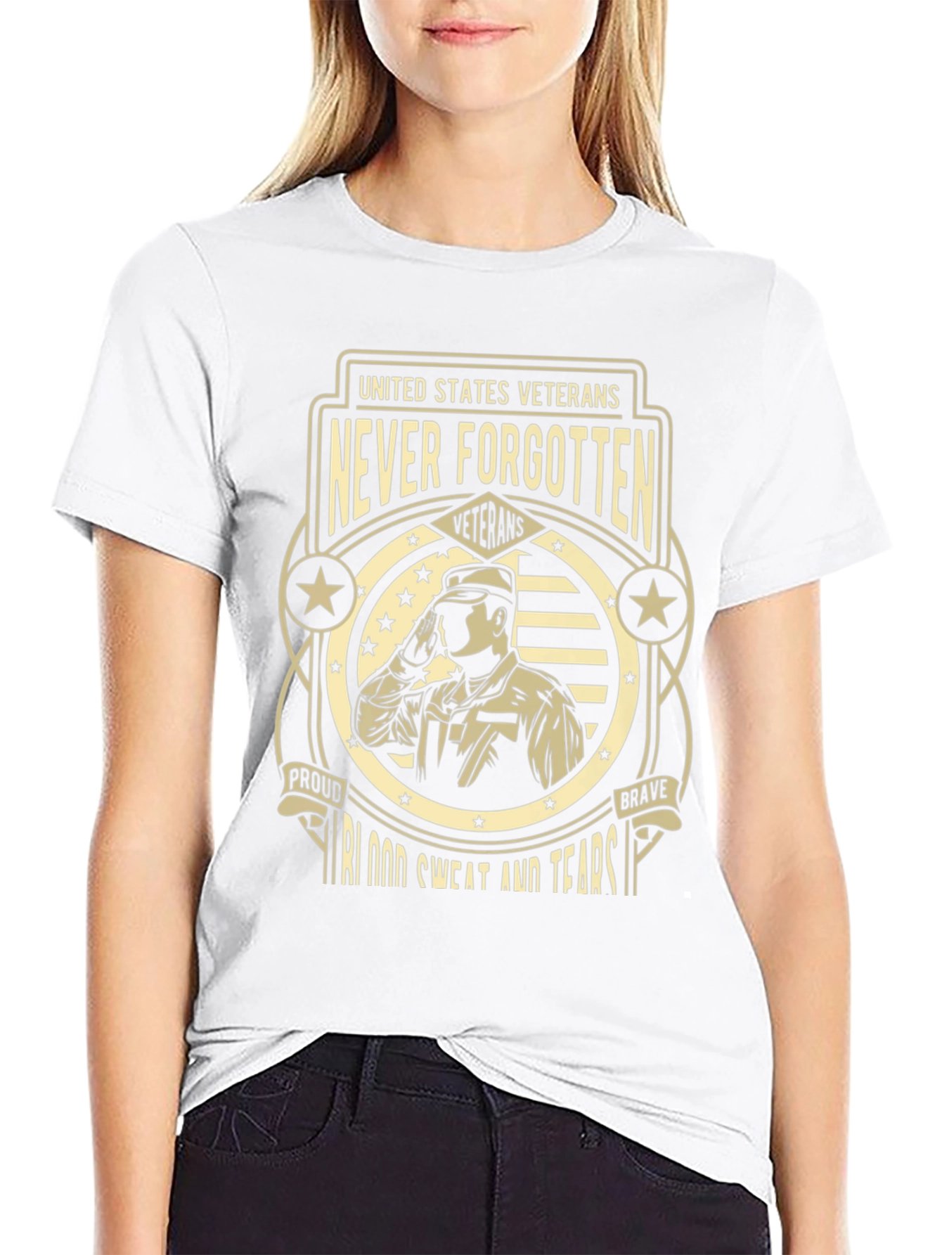 United States Veterans T-Shirt - Never Forgotten